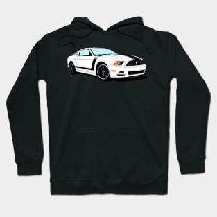 Boss 302 White Hoodie